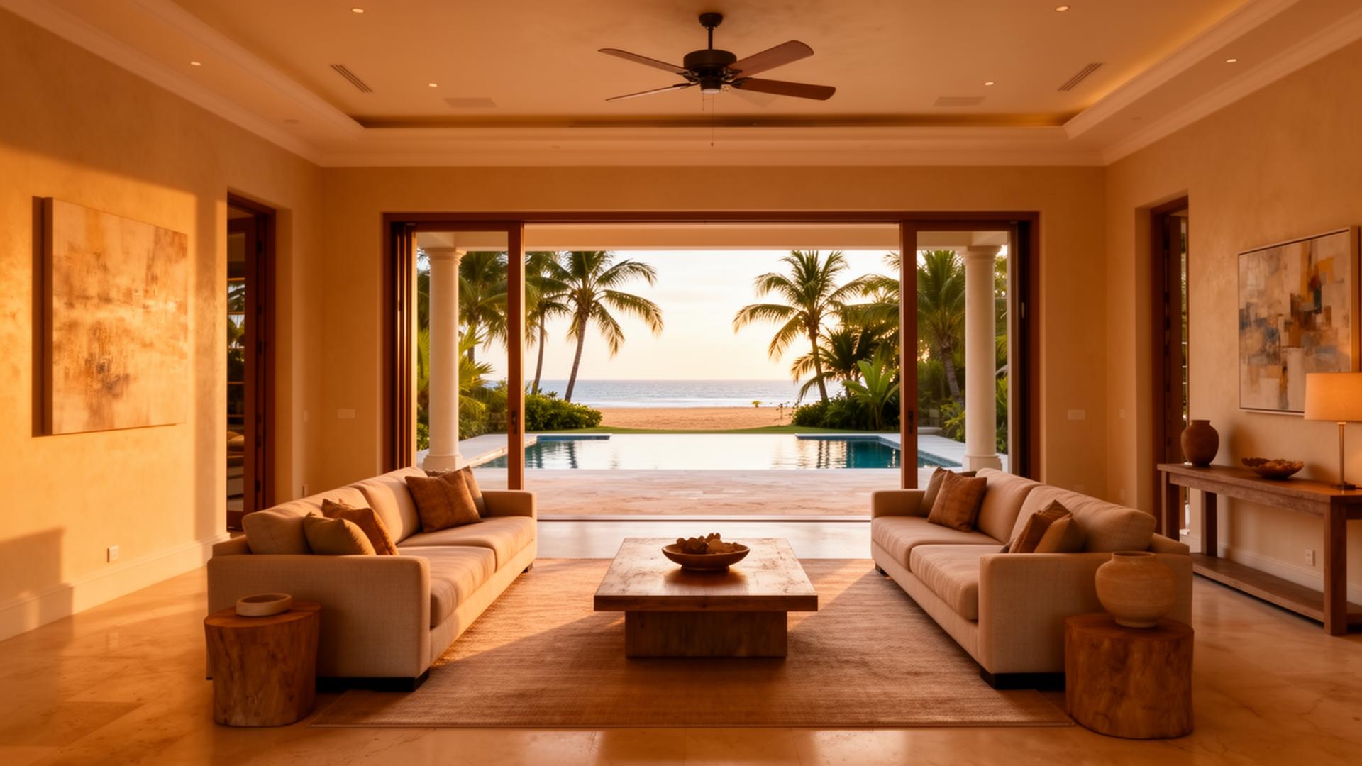 Interieur van een woning op Curaçao