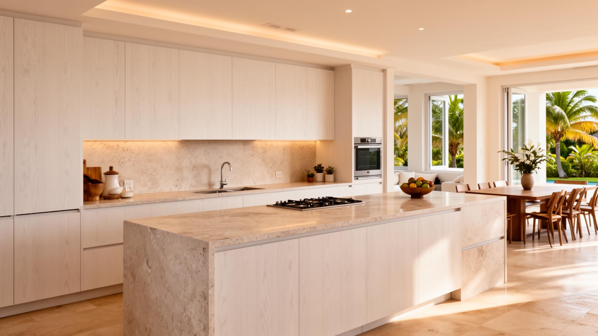 Keuken van een verhuurwoning op Curaçao